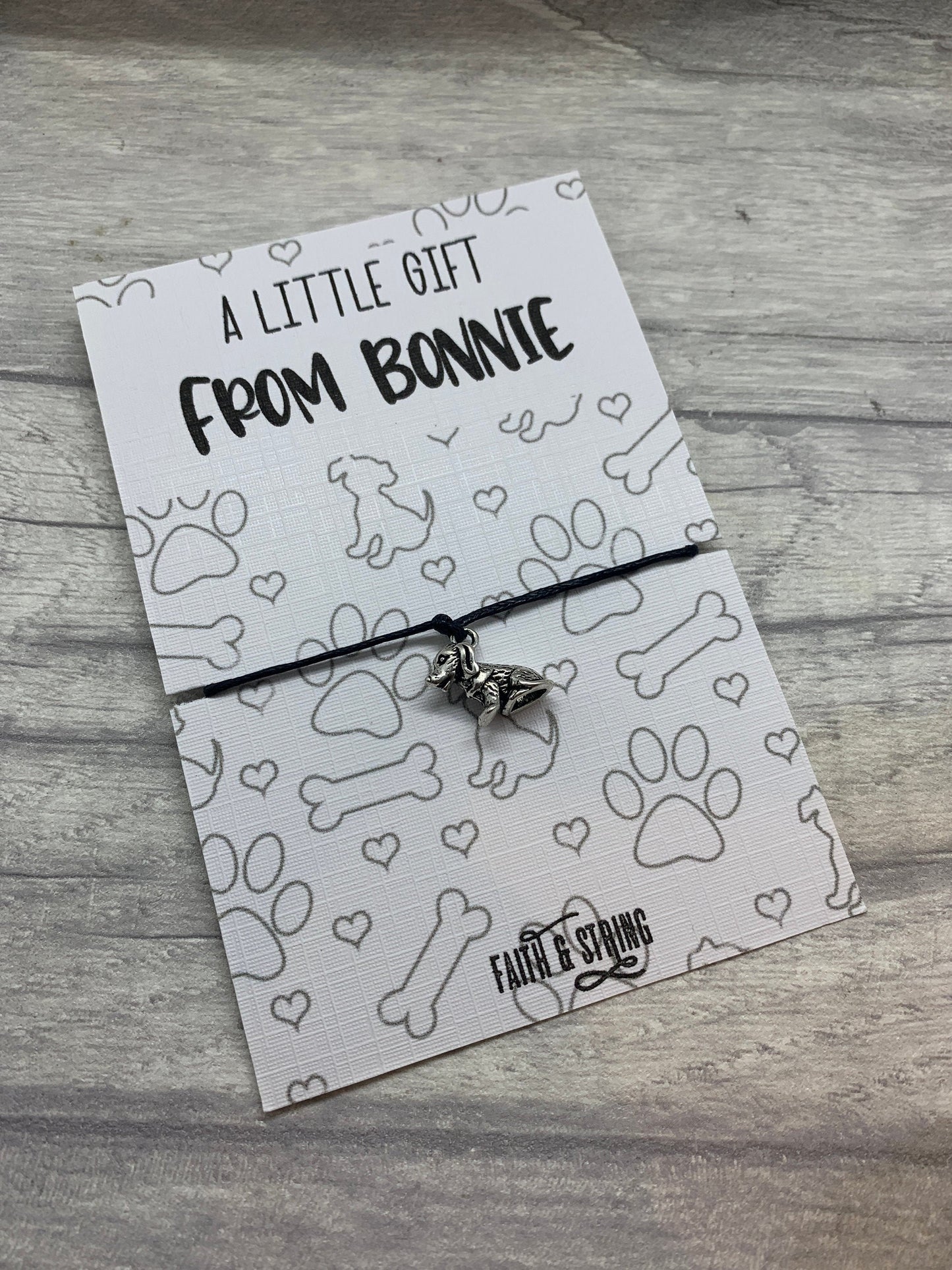 Gift from the dog, personalised dog, card from the dog, dog owner gift, fur baby gift, dog mum gift.