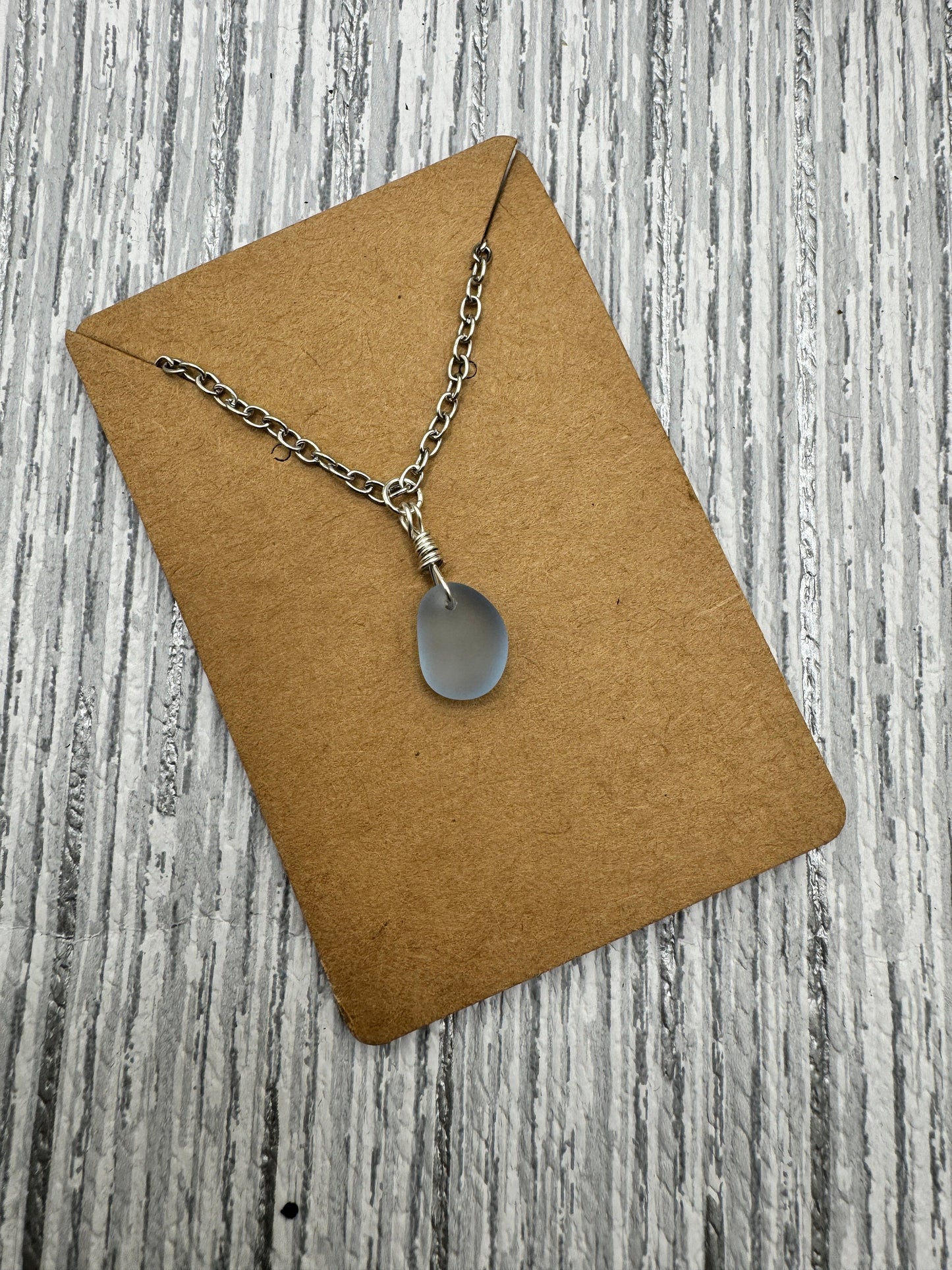 Seaglass necklace, wave jewellery, ocean pendant, surfer necklace, surfer pendant, sea glass gift, sea glass art, beach jewellery