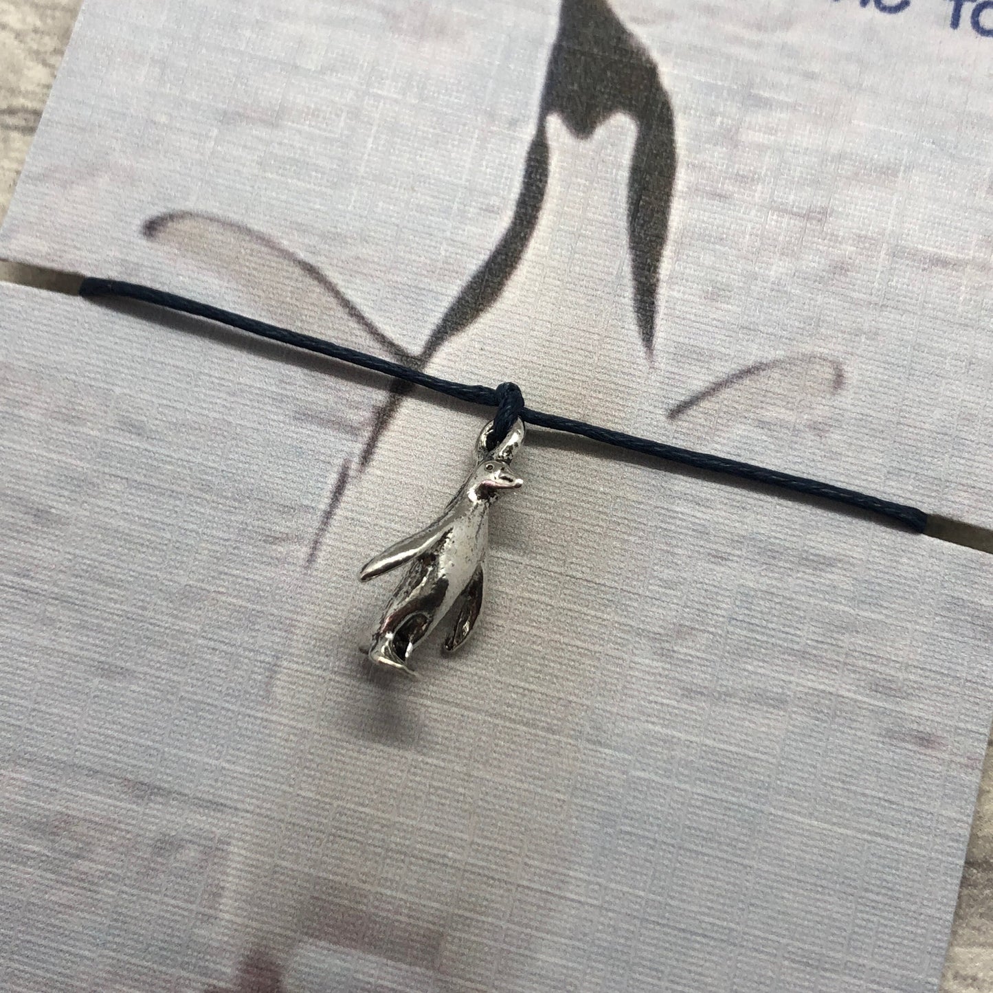 Penguin Gift Penguin Friendship Bracelet Motivational Penguin wish bracelet