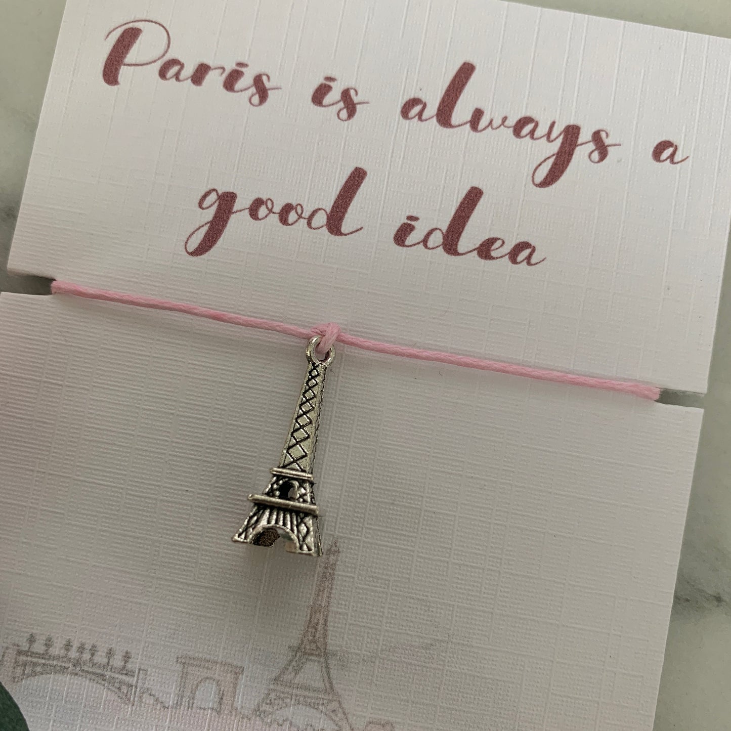 Paris gift, eiffel tower gift, paris bracelet, eiffel tower charm bracelet