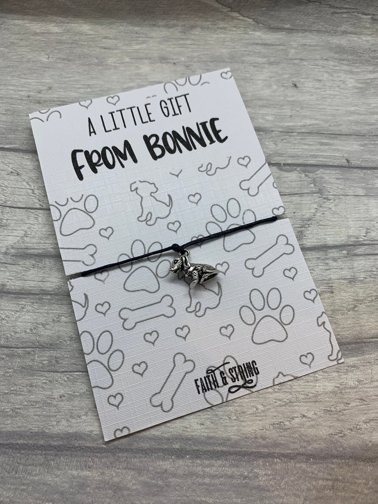 Gift from the dog, personalised dog, card from the dog, dog owner gift, fur baby gift, dog mum gift.