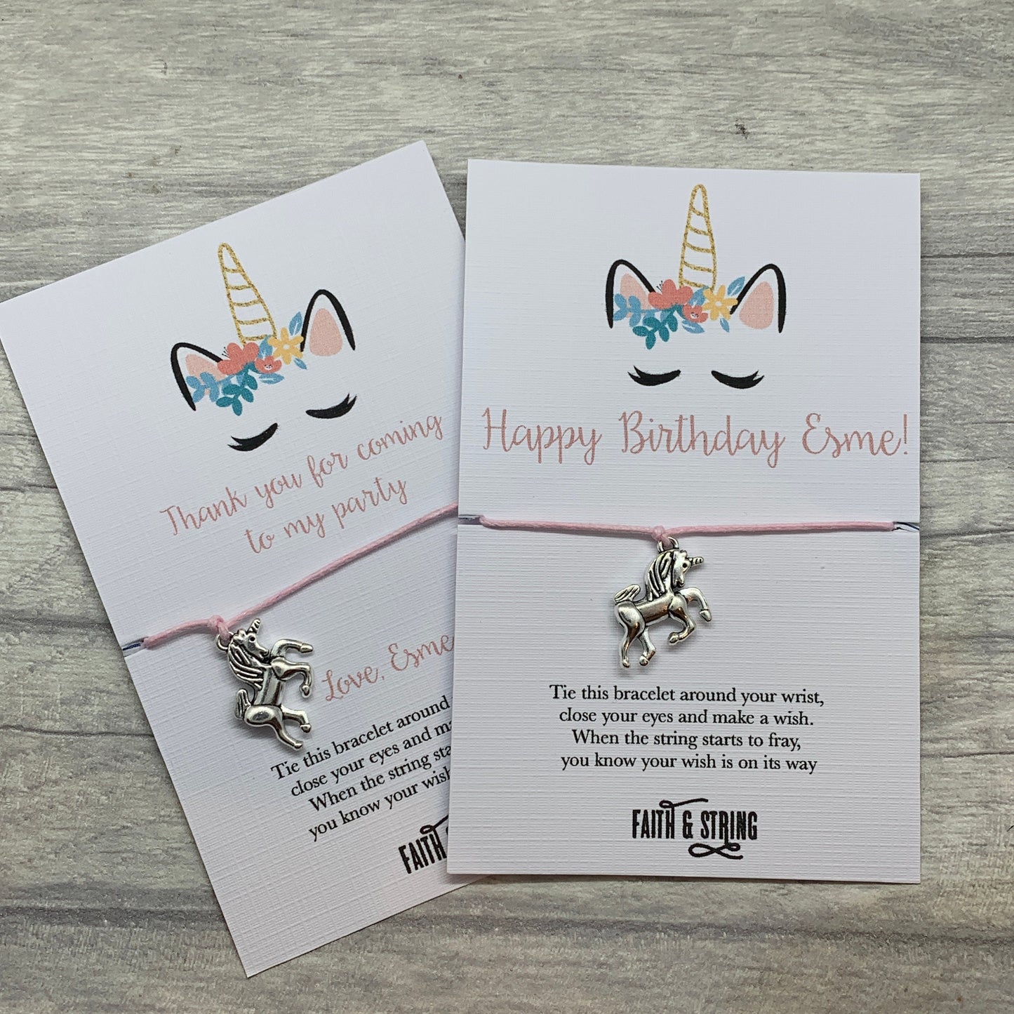 Unicorn party favour, unicorn party bag filler, thank you favours, personalised party bag gift, unicorn gift