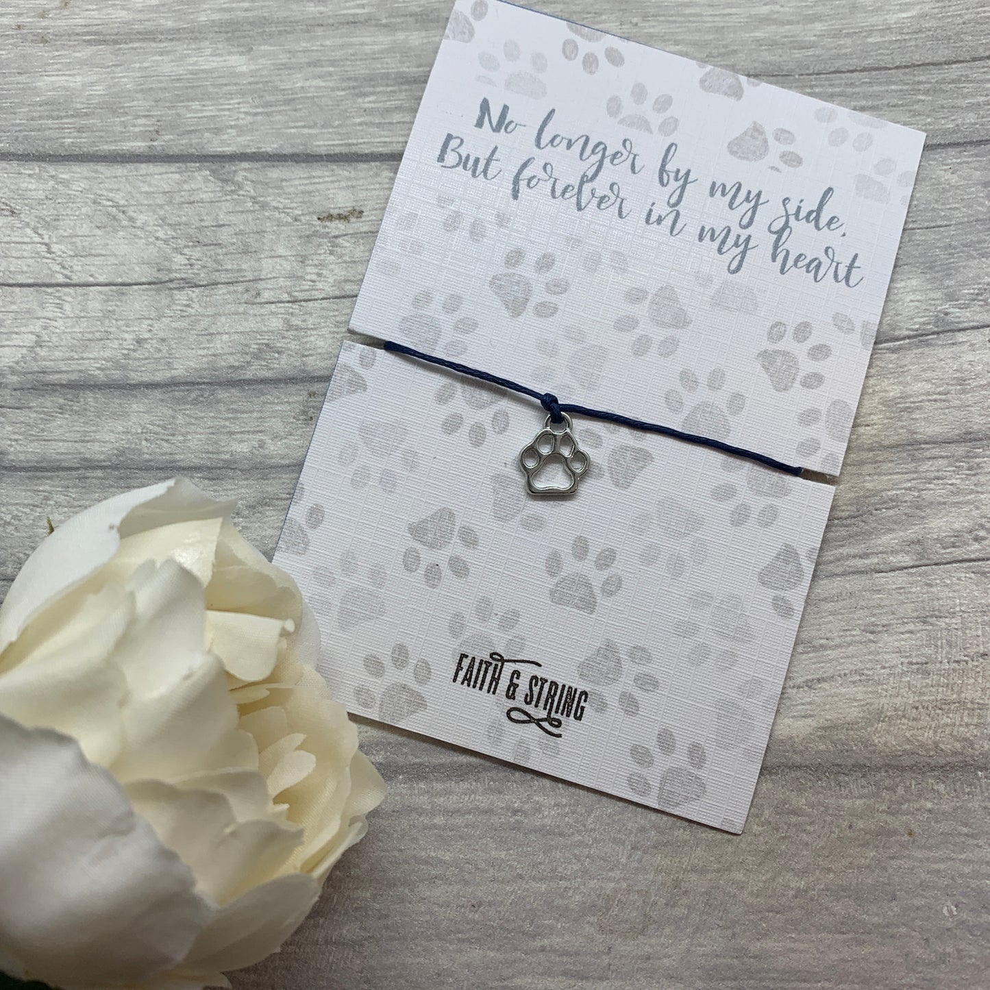 Pet Loss Gifts, Pet Memorial Gifts, Pet Sympathy, Loss of Pet, Dog Memorial, Wish Bracelet, Dog Loss, Dog Memorial Gift, Pet Loss Card