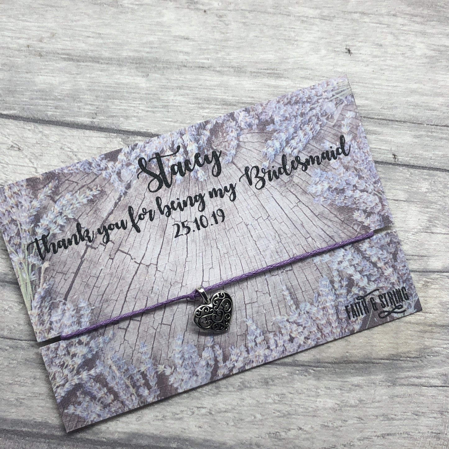 Lavender wedding Personalised Wedding Favours Lilac Bridesmaid Favours Bridesmaid Gifts, purple wedding favours