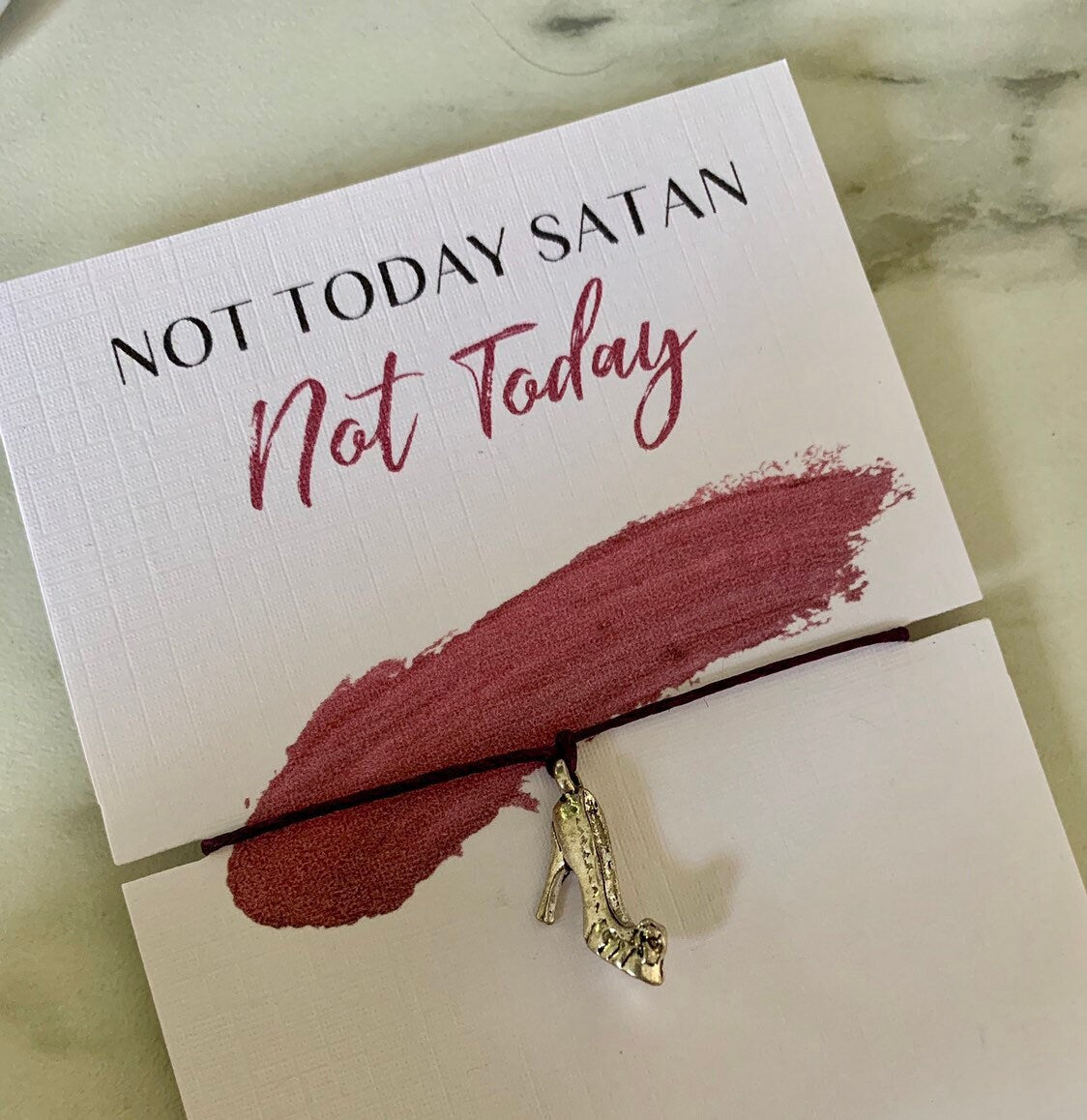 Queen gift, not today satan, drag race gift, drag race card, drag queen gift, ru paul gift