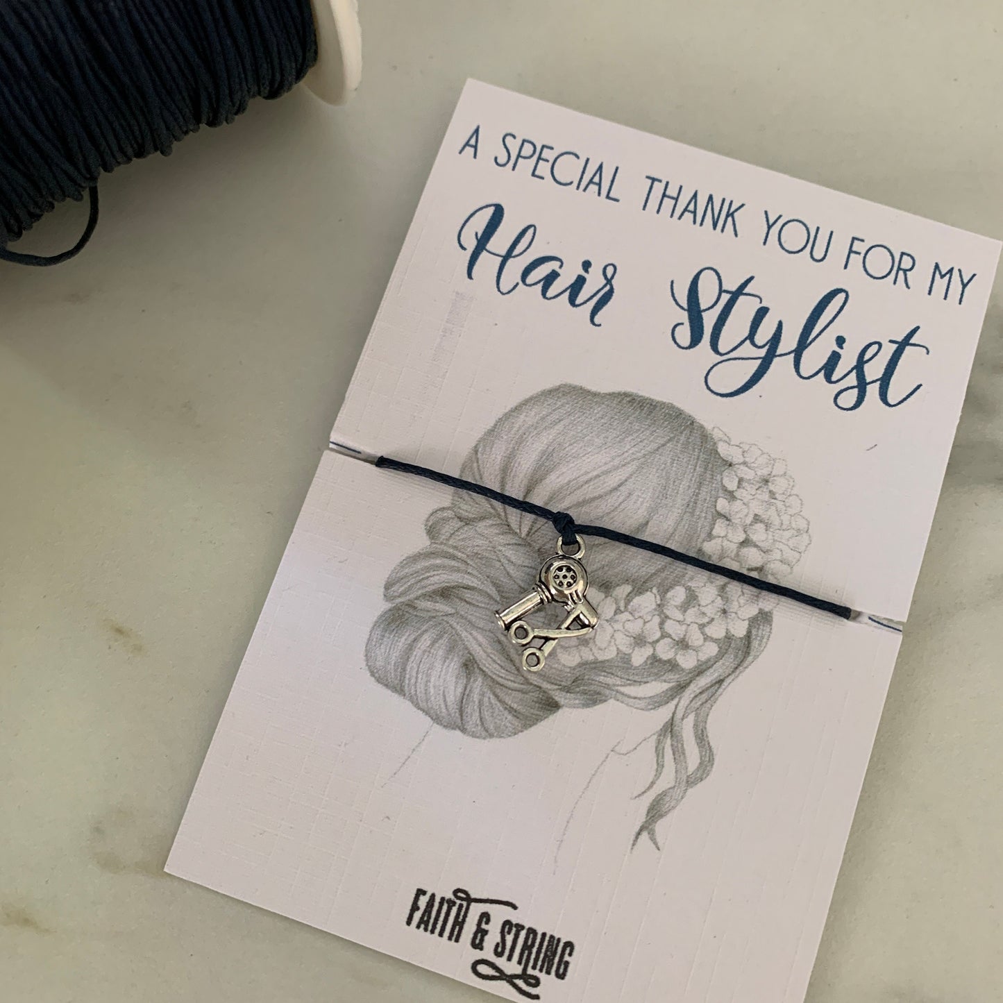 Hair Dresser gift, Hair Stylist gift ideas, hair stylist gift, thank you wedding card, thank you gift hairdresser