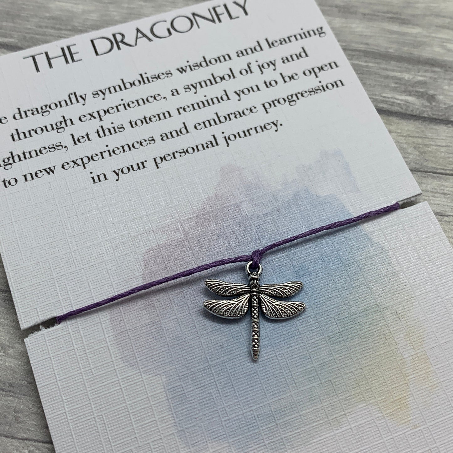 Dragonfly Gift, Dragonfly Wish Bracelet, Dragonfly Spirit Animal Gift, DragonflyCharm, Dragonfly Bracelet, Dragonfly totem