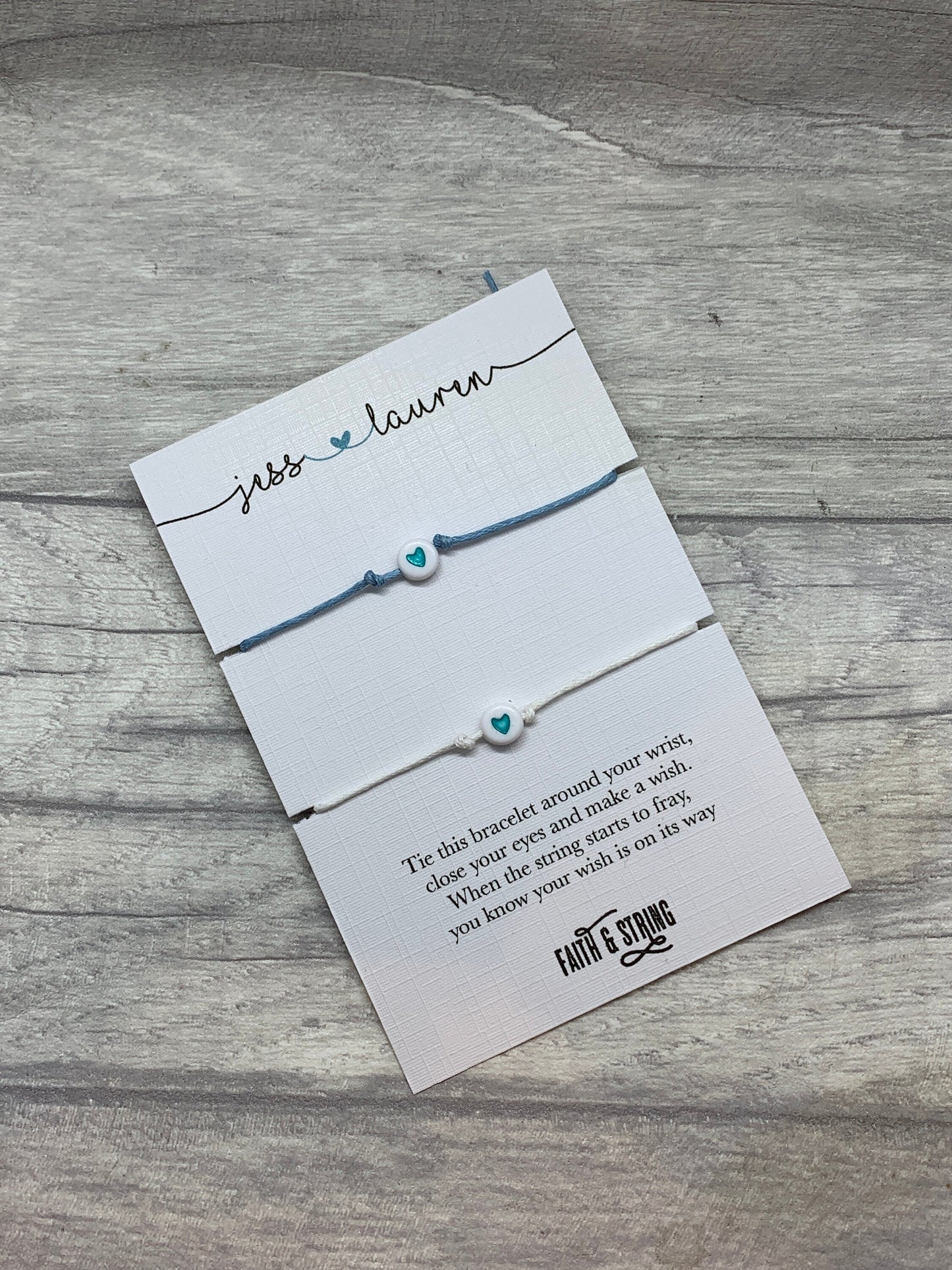 Best friend gift, Girlfriend gift, matching bracelets, matching wish bracelets, best friend wish bracelet, long distance gift, personalised
