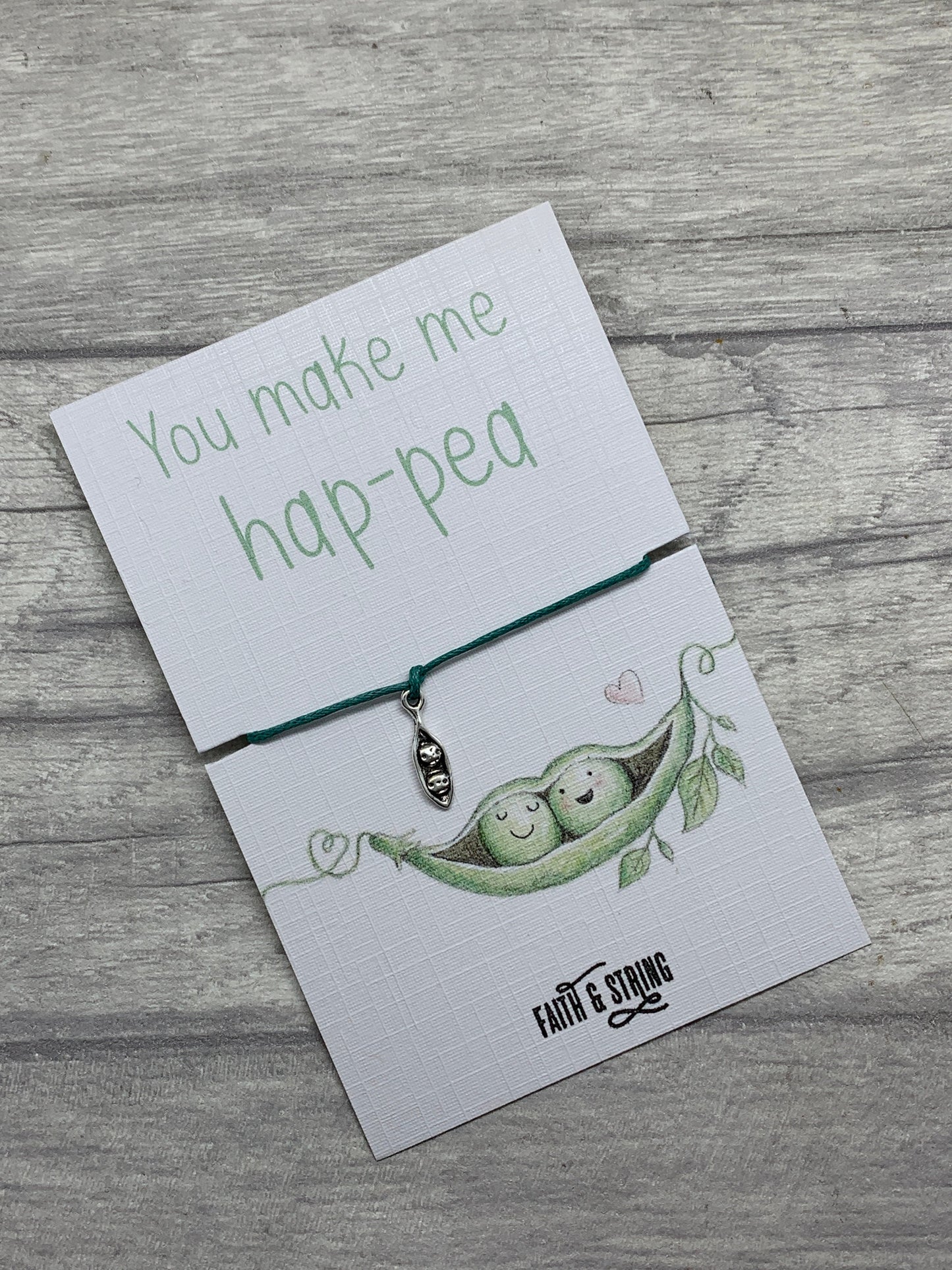 You make me happy gift, hap-pea card, gift for girlfriend, happy gift for boyfriend, christmas stocking filler girlfriend, birthday bestie